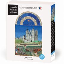 September of the Frères de Limbourg A1366-80 Puzzle Michele Wilson 1