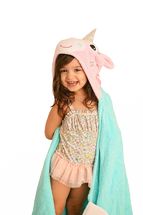 Kids Hooded towel Allie the alicorn ZOO-122-001-012 Zoocchini 1