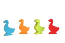 Set of 4 wooden geese JJ-98991 Jeujura 1