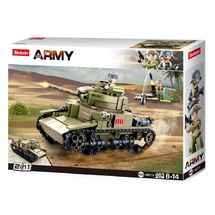 Army WWII - Medium Italian Tank 2in1 SL-M38-B0711 Sluban 1