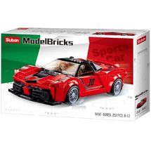 Model Bricks - Italian super car red SL-M38-B0955 Sluban 1