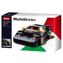 Model Bricks - Italian Bull Sports Car SL-M38-B1098 Sluban 1