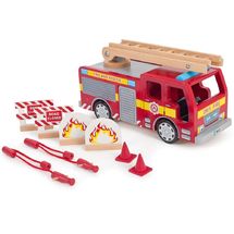 Fire Engine and accessories BJ-T0410 Bigjigs Toys 1