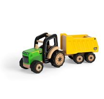 Country Tractor and Trailer BJ-T0534 Bigjigs Toys 1