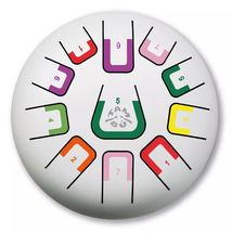 Tongue Drum 11 notes matt white JCTMB08W Tambú 1