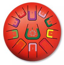 Tongue Drum 11 notes matt red JCTMB08R Tambú 1