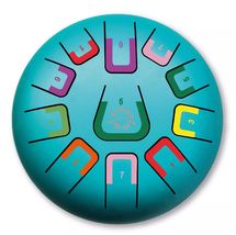 Tongue Drum 11 notes matt turquoise JCTMB08U Tambú 1
