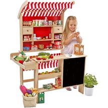 Big wooden market stand with accessories TA-0340.6 Tanner 1