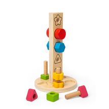 Nuts and Bolts Tower BJ37002 Bigjigs Toys 1