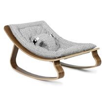 LEVO Baby Rocker in Walnut - Diamond CC-LEVO-W-DIAMOND Charlie Crane 1