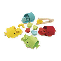 Whales colour matching game J08276 Janod 1