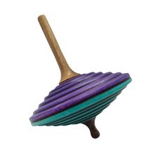 Spinning top Tukan purple turquoise 75 mm MA-BS208VT Mader 1