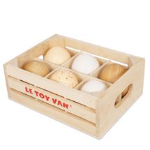 Farm Eggs Half Dozen Crate TV190 Le Toy Van 1