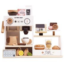 Wooden barista coffee shop TV3004 Le Toy Van 1
