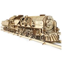 V-Express Steam Train mechanical model kit U-70058 Ugears 1