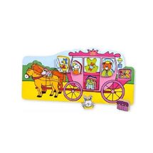 Coach peg puzzle V3987-3013 Vilac 1