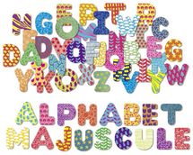 Magnets capital alphabet V6702 Vilac 1