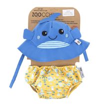 Whale swimsuit and hat set 12-24M EFK-122-010-027 Zoocchini 1