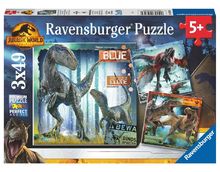 Puzzle T-Rex Jurassic World 3x49 pcs RAV056569 Ravensburger 1
