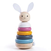 Rabbit stacking rings BJ-32001 Bigjigs Toys 1