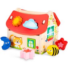 Shape sorter house NCT10563 New Classic Toys 1