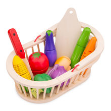 Cutting vegetable basket NCT10589 New Classic Toys 1