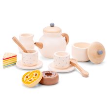 Wooden tea set NCT10619 New Classic Toys 1