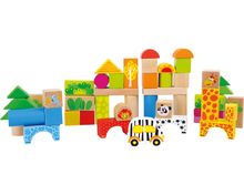 Wooden Blocks Zoo LE11054 Small foot company 1