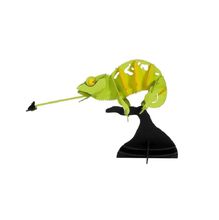 3D Paper model - Green Chameleon FR-11613 Fridolin 1