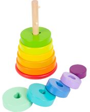 Stacking Tower Shape-Fitting Rainbow LE11794 Small foot company 1