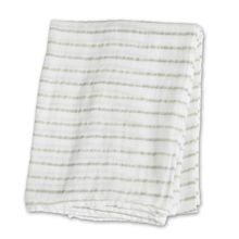 Cotton muslin swaddle - grey stripes LLJ-121-000-023 Lulujo 1