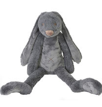 Big Deep Grey Rabbit Richie 58 cm HH132387 Happy Horse 1
