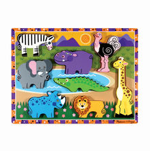 Safari Chunky Puzzle MD13722 Melissa & Doug 1