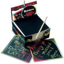 Scratch Art® Box of Rainbow Mini Notes MD-15945 Melissa & Doug 1