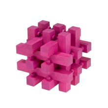 Bamboo puzzle "Pink building" RG-17183 Fridolin 1