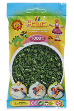 Bag of 1000 plastic beads Midi forest green HAMA-207-102 Hama 1