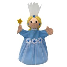 Flower Fairy blue hand puppet MU-22076D Moravská ústredna Brno 1