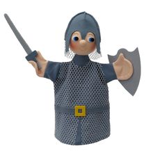 Knight silver hand puppet MU-22127C Moravská ústredna Brno 1