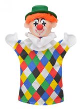 Clown hand puppet MU-22207A Moravská ústredna Brno 1