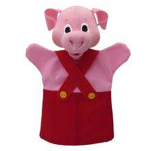 Pig red Hand Puppet MU-22653B Moravská ústredna Brno 1