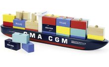 Wooden container ship toy online