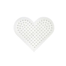 Small heart plate Midi plastic beads HAMA-236 Hama 1