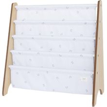 Ivory Blueberry recycled fabric book rack EFK-107-016-014 3 Sprouts 1