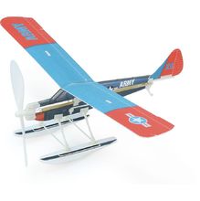 Rubber band powered Aircraft model blue V3211B Vilac 1