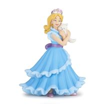 Blue princess with cat figure PA39125bis Papo 1