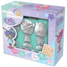 Dolly Flower figurines to paint and decorate MM39200 Mako Créations 1