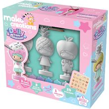 Dolly Fruit figurines to paint and decorate MM39201 Mako Créations 1
