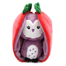 Flipetz Plush toy Owl Strawberry DE-80104 Les Déglingos 1