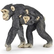 Cchimpanzee and baby figure PA50194 Papo 1