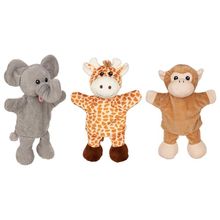 Hand puppets giraffe monkey elephant GK50960 Goki 1